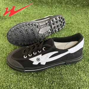 Double Star Mens Canvas Football Shoes Sports Training Shoes Male Model Special Offer Glue Nails for Children And Adults