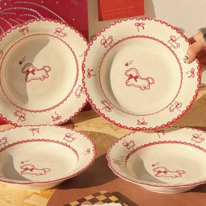 Carousel Underglaze Dish