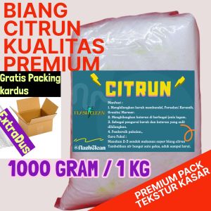 Citrun Biang Pembersih Serbaguna Kualitas Premium (tekstur kasar) | Citric | Sitrun 1Kg