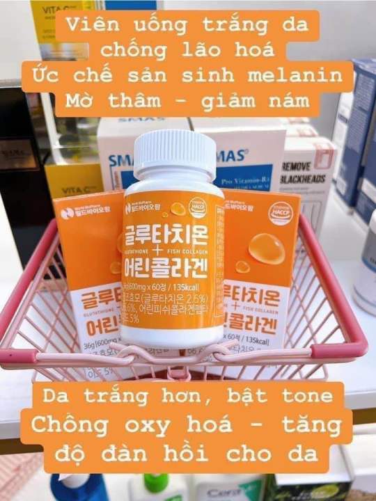 viên uống trắng da glutathione hàn quốc Review top 8 tốt nhất hiện nay Thuốc trắng da Glutathione Now