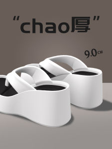 EVA Thick Heel Sandals Womens Summer New Fashion High-end Beachwear Slip-On Casual Shoes Waterproof Platform Casual Sandals