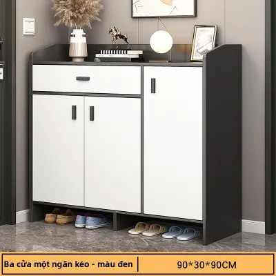 OUFENGHUADU | Tủ Giày Đa Tầng Tiết Kiệm Không Gian Chống Bụi Có Cửa