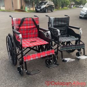 SELLA Kursi Roda Motif Kotak / Warna KY 809 809B Standar Jari Jari dan Racing Termurah