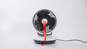 พัดลมตั้งโต๊ะ หมุนเวียนอากาศ ขนาด10นิ้ว พร้อม รีโมทคอนโทรล