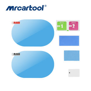 MRCARTOOL 2pcs 10x15cm Rainproof Film for Car Rear View Mirror