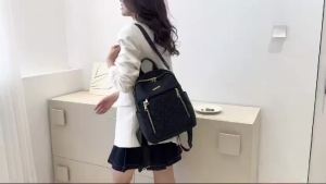 Tas Ransel Wanita 2025 Ransel Multifungsi untuk Anak Perempuan Nilon Fashion terkini Style Korea