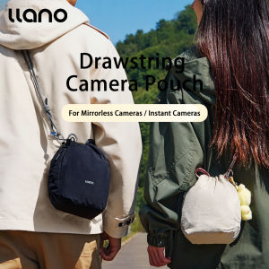 llano S8 CloudLite Drawstring Camera Bag Universal Drawstring Bag for Mirrorless CCD Holds 1 Camera + 1 Lens Travel Protection C