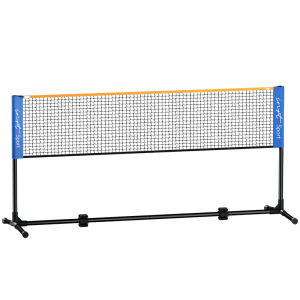 Portable Folding Badminton Net Frame Outdoor Easy to Use with Stand Standard Mesh Separator for Home Use Simple Movement