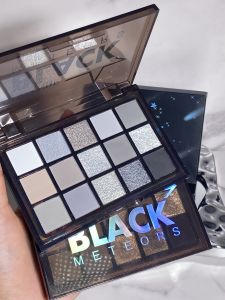 New Ucanbe Smoke Eyeshadow Palette Dark Night Knight Cement Grey Dark Black Waterproof Sweatproof Eye Makeup Tool