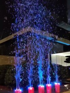 Máy bắn bong bóng pháo hoa 2024 Có Led Âm Thanh Hapi Toys - Đồ chơi Tết Súng bắn bong bóng xà phòng siêu mạnh LOẠI 1