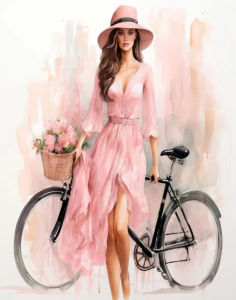 Acrylic Paint By Numbers Female Image Painting By Numbers on Canvas Coloring By Number for Adults Paint Digital Art