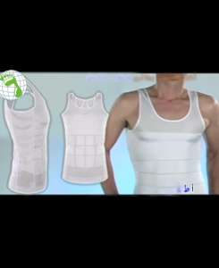 Mens Sports Abdominal Muscle Shaping Underwear Elastic Breathable Body Shaping Vest Tummy Control Chest Shaping Sando
