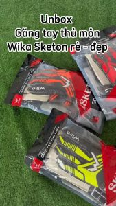 Găng Tay Thủ Môn WIKA Sketon Có Xương Giúp Trợ Lực