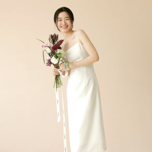 High Waist Hollow Out Strap Vestido de Fiesta TANSSHOP Medium Length Sleeveless Banquet Dress for 18-25 Years Old Women