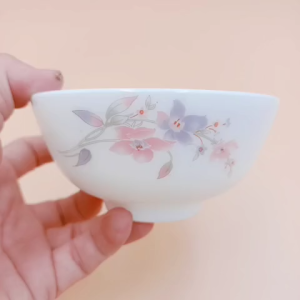 Bộ 10 bát ngọc ăn cơm họa tiết đẹp bền ít mẻ