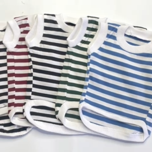 Baju Kucing Mayo Motif Garis Katun