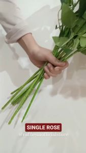 Artificial Flower Rose Bunga Mawar Palsu Plastik Hias Dekorasi Rumah Pesta