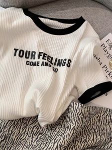 Relaxed Fit Half Sleeve Knitted Top