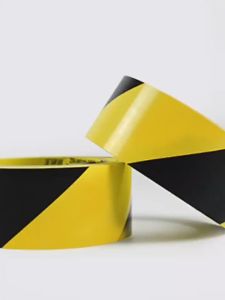 Lakban Police Line Vinyl / Garis Polisi Line / Tape Garis Polisi Hitam Kuning 45mmx15m/45mmx33m
