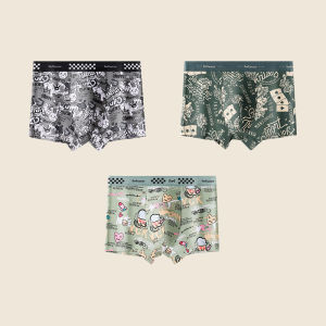 Quần đùi nam MiiOW Catman vải cotton mỏng kháng khuẩn