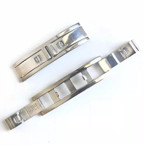 Stainless Steel Watch Band Deployment Clasp 4x8mm 5x8mm 6x10mm Watchband Strap Silver Metal Buckle Butterfly Button Accessories