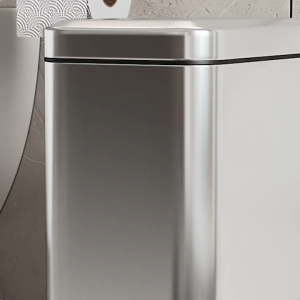 Step Pedal Trash Can 7/9/13L Rectangle Stainless steel Trash tin Large capacity suitable for rooms kitchens offices bathrooms and outdoor use