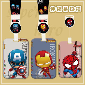 Cartoon Anime Card Holder School Badge Access Control Meal Card Pick-up Card Work ID Badge Holder Exhibition Document Case