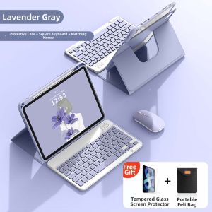 MENGMU | Bluetooth Keyboard Case with Wireless Mouse Rotatable 11 inch