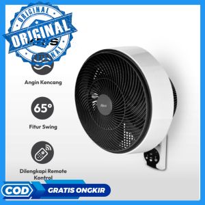 Kipas Angin Dinding Dengan Remote 65 W - Putih