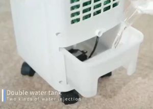 Air Cooler Fan cold electric fan coldfront portable aircon mini air cooling humidifier purifier aircon inverter air cooler fan with ice box water tank mobile silent wide angle three-dimensional air supply large range release of cool and rapid cooling