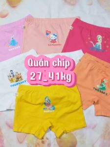 Quần chip cotton  bé gái từ 18-41kg. Thun cotton 4 chiều -giao màu ngẫu nhiên  - Kiến Lửa