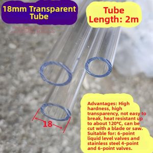 Water Level Indicator Glass Display Tube Copper Valve