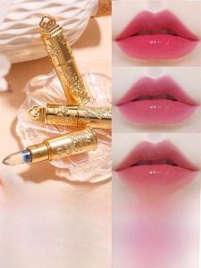 Angels Temptation Flower Petal Jelly Color-Changing Lipstick Non-Stick Cup Moisturizing Blue Seductress Lipstick Gloss