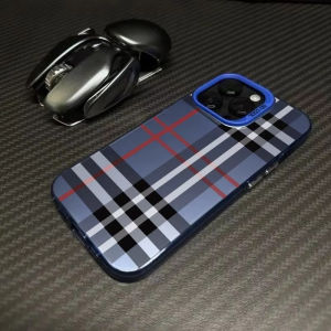 Fashionable Classic Plaid Pattern Phone Case For iPhone 17 16 15 14 13 12 11 Pro Max XR XS MAX 7 8 PLUS MIN INS Shockproof Cover