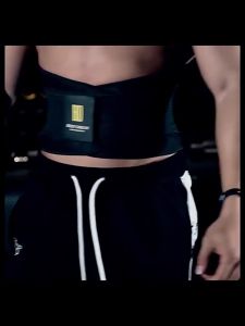Men Abdomen Belt Lumbar Support With Waist Trainer Belly Reducing Weight Loss Slimming Burn Fat Trimmer Body Shapers Tummy Fitness Workout Corset Shapewear