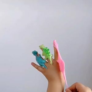5-20Pcs Colorful Finger Catapult Dinosaur Games Birthday Shower Party Favor Giveaway Christmas Carnival Party Gift