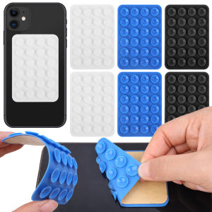 3/5PCS Multifunctional Silicone Suction Pad For Mobile Phone Fixture Suction Cup Adhesive Silicone Rubber Sucker Pad For Fixed Pad