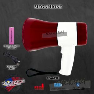 SOUNDWAVE 30W HANDHELD MEGAPHONE SW-619 WITH RECHARGEABLE BATTERY RECHARGEABLE LOUD HAILER 30W HAILER KUAT MEGAFON SW619