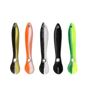 10cm/6g Bionic Loach Soft Plastic Lure 3D Eyes Simulation Loach Slow Sinking Bionic 5 Colors Fishing Bait Saltwater Freshwater Swimming Lure