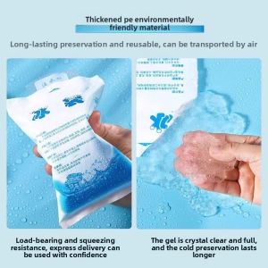 MONLEYTA | Reusable Freezing Cooling Ice Bag Freshness Preservation For Delivery And Commercial Use Fillable Waterproof Thermal Bag