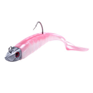 HENGJIA 9cm/15g 11cm/25g Silicone Mềm Mồi Wobblers Jigging Head Biển Mồi Câu Cá Swimbait Cho Bass Pike Đại Dương Bãi Biển Câu Cá Sông