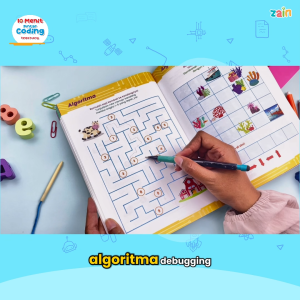 10 Menit Pintar Coding Tanpa Pusing Untuk Usia TK/SD - Buku Aktivitas Untuk Anak - Zain