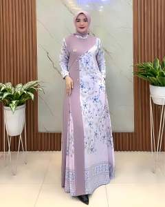 BEST SELLER HUMAIRA DRESS MOTIF BUNGA GAMIS MOTIF CANTIK DRESS LEBARAN 2024 GAMIS MURAH BAYAR DI TEMPAT