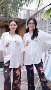 ชุดนอน Muslin Pajamas Collection Muslin Pet รุ่น Puppy Carnival Brown (T3231 T3232)|ชุดนอนชุดเที่ยว