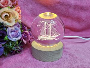 Lampu Hias Kamar Tidur  Lampu Hias LED  Lampu Hias 3D Lampu moon kristal