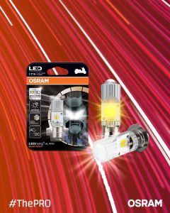 OSRAM T19 LEDr PRO LED OSRAM DUAL COLOR LED BULB MENTOL DEPAN KAPZAI EX5 AC/DC 3000K 6000K[100% ORIGINAL OSRAM] - 8035BC