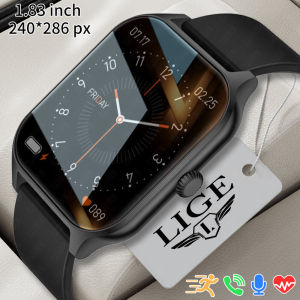 2025 Xiaomi Smart Watch Men Women 1.83 " HD Screen Full Touch Bluetooth Call Waterproof Sports Health Fitness SmartWatch DIY Faces