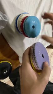 Concrete Marble Granite Polishing Backing Pad Diamond Sanding Grinding Disc Kit