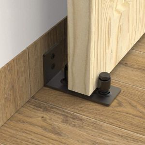 Adjustable Sliding Barn Door Bottom Stand Floor Guide Wall Mount Stay Roller Barn Floor Guide [COD][Ready Stock]
