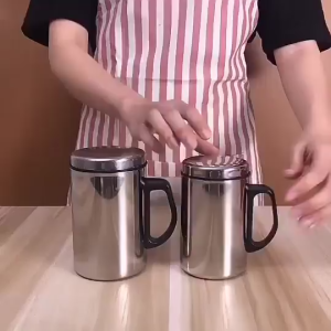 THERMOS MUG 500 ML STAINLESS STEEL BMW |CANGKIR GELAS DENGAN TUTUP AIR PANAS DINGIN